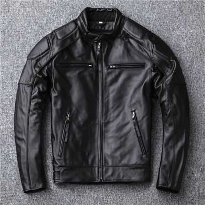  Маркови мъжки кожени якета от естествена кожа