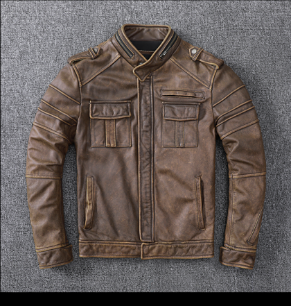  Маркови мъжки кожени якета от естествена кожа