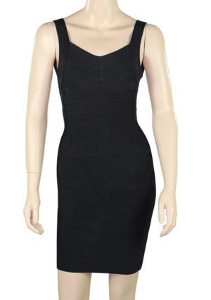 Секси лятна къса рокля Herve Leger 2016 с гол гръб в шест различни цвята