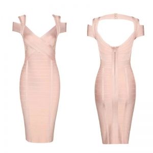 Бандажна ластична рокля Herve Leger в три цвята