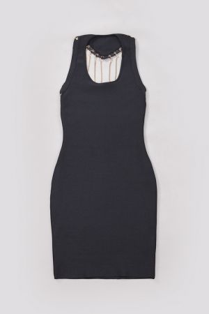 Дамска рокля Herve Leger с верижки