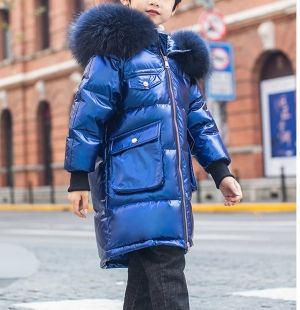 Детскo зимно яке с гъши пух за момчета 