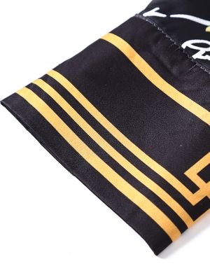 Модна рокля от копринен сатен бароков стил с принт