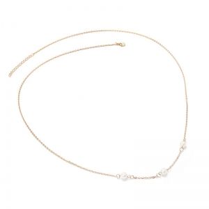 Тънка верижка украшение за талия с перли