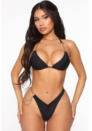 Секси бански с метални вериги