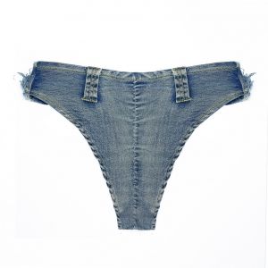 Моден секси бански с деним