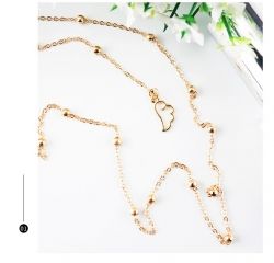 Бижу верижка за очила с топчета и висулки 