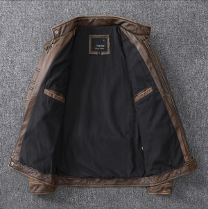  Маркови мъжки кожени якета от естествена кожа