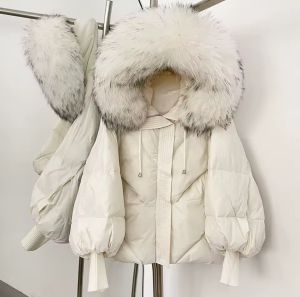 Зимно яке с пълнеж патешки пух и голяма яка
