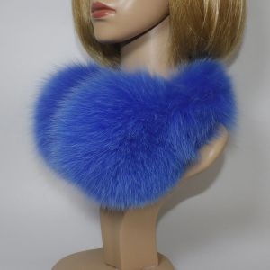 Зимни дамски ушанки от естествен косъм лисица